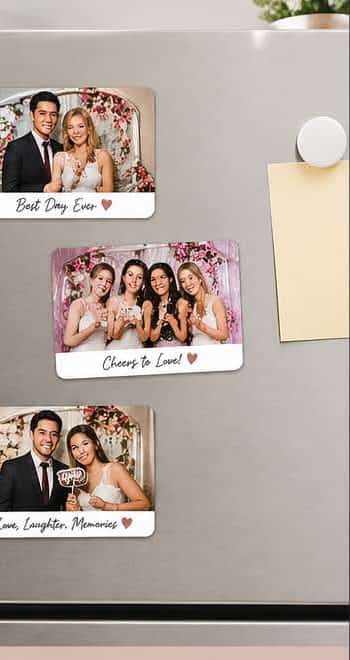 Fridge Photo Magnet Booth — One Click Events