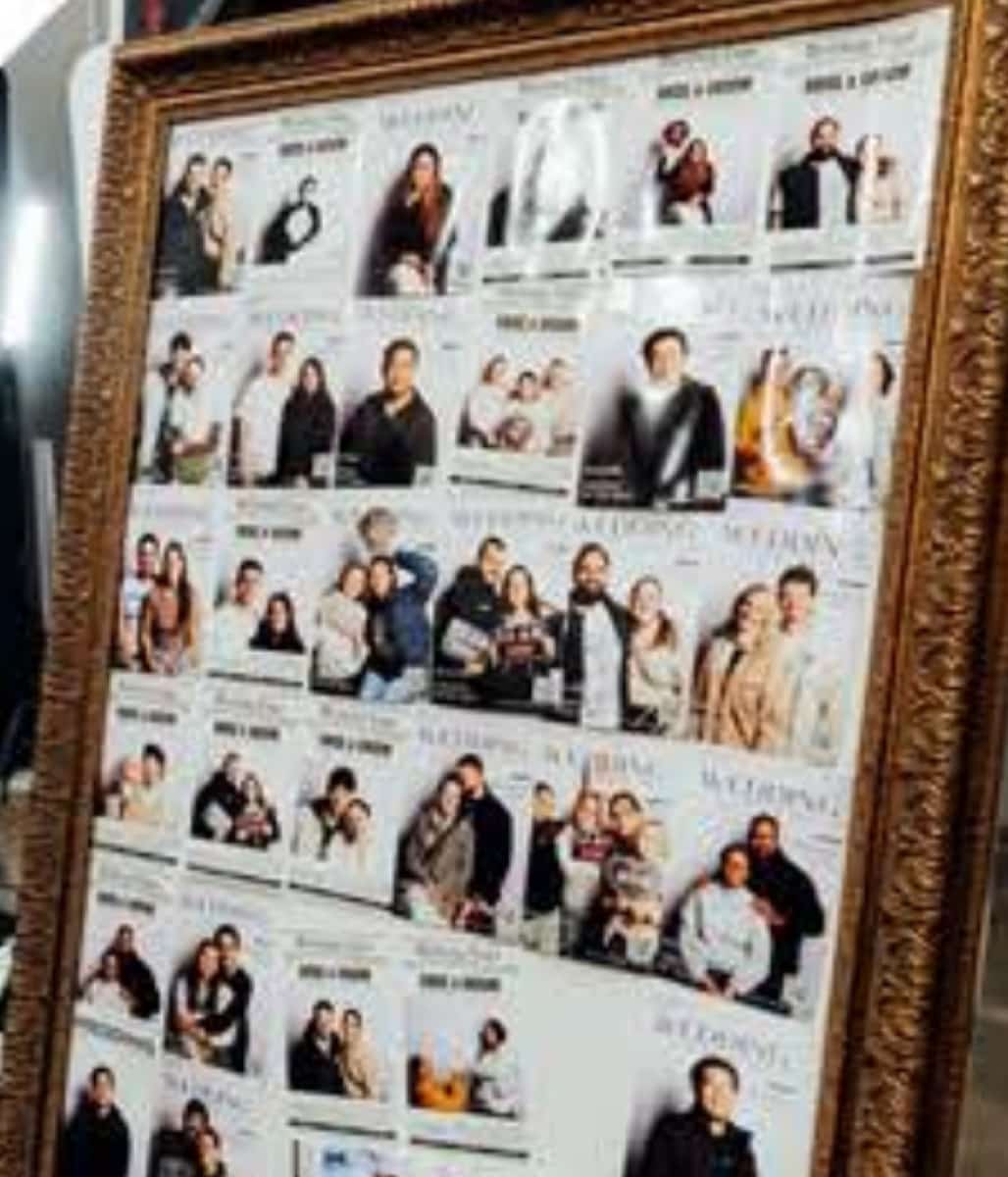 Magnetic Board + Photo Magnet Strips — One Click Events