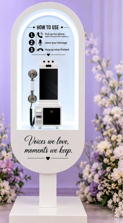 Video Audio Guest Book — One Click Events