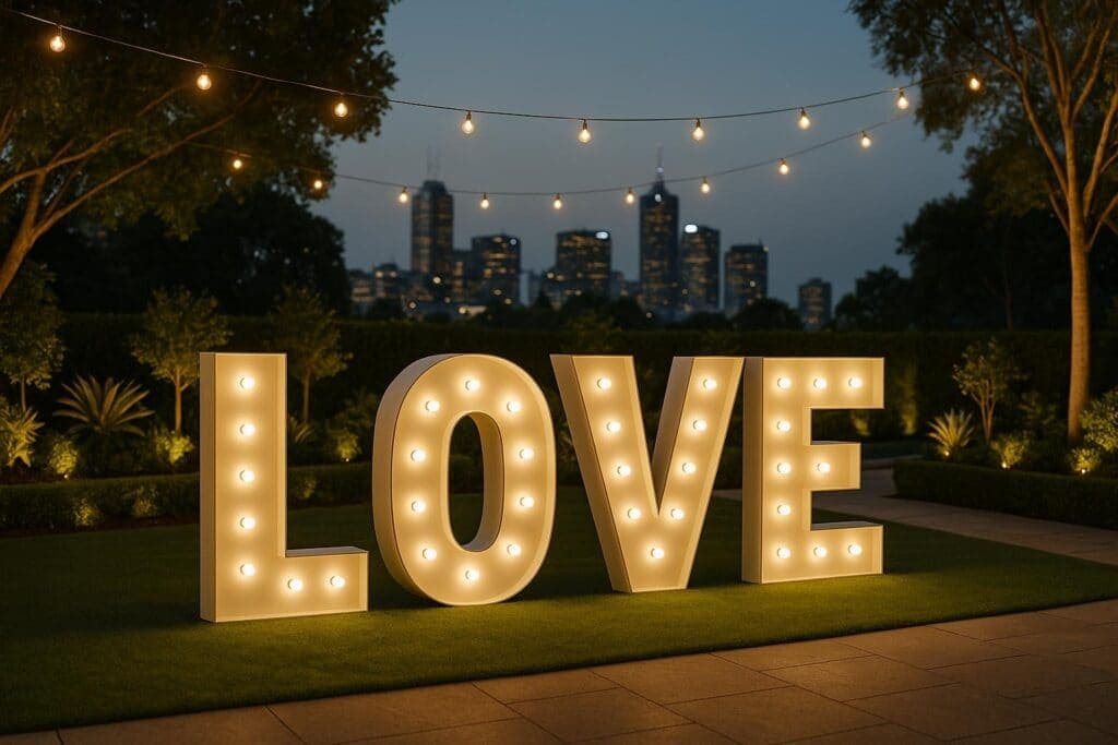 Emergency Light-Up Letter Hire Melbourne