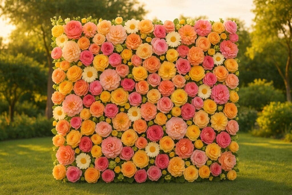 How to Use Flower Walls for Summer Parties