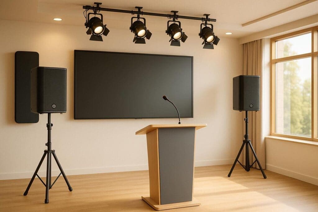 Best Acoustic and Lighting Gear for Hybrid Events