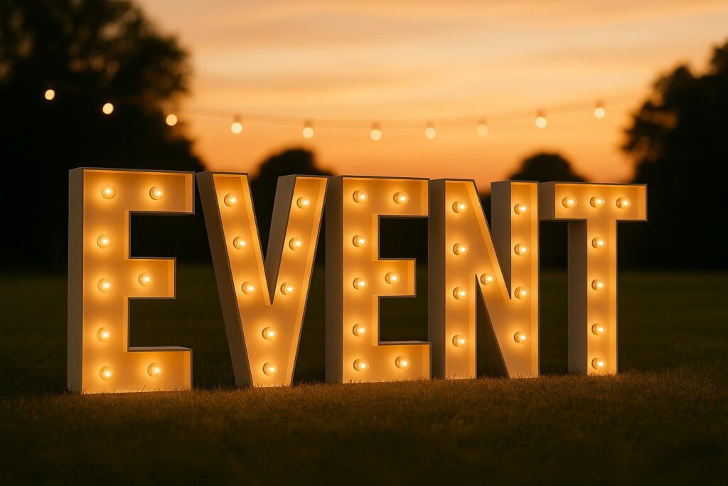 How to Choose Light-Up Letters for Events