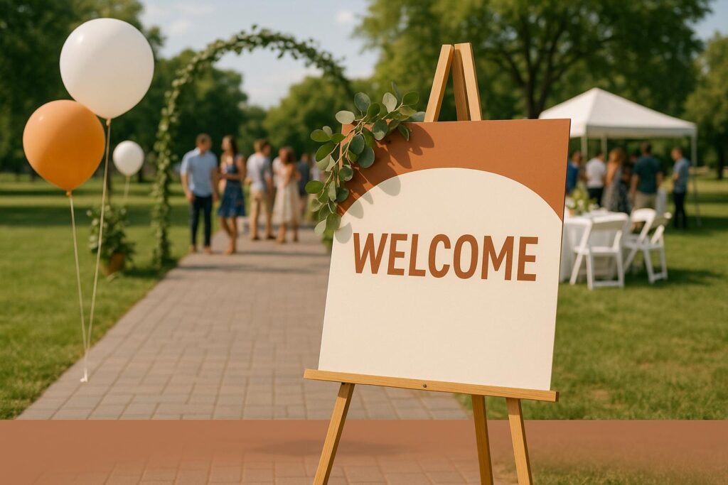 How to Choose Outdoor Signs for Events