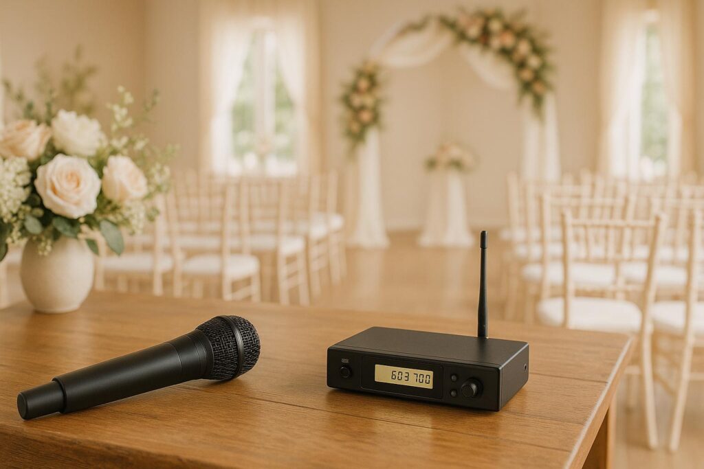 Ultimate Guide to Wireless Audio for Weddings